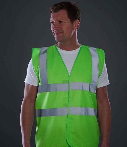 Yoko Hi-Vis Two Band and Braces Waistcoat 1