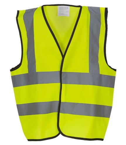 Yoko Kids Hi-Vis Two Band and Braces Waistcoat