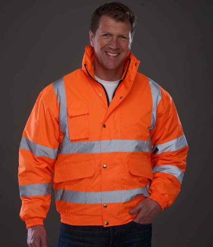 Yoko Hi-Vis Classic Bomber Jacket 1