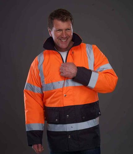 Yoko Hi-Vis Two Tone Motorway Jacket 1