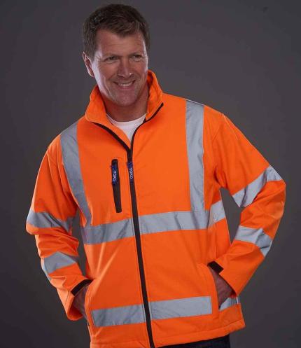 Yoko Hi-Vis Soft Shell Jacket 1