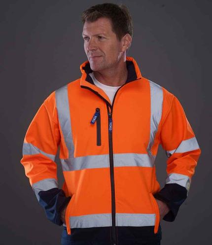 Yoko Hi-Vis Soft Shell Jacket 1