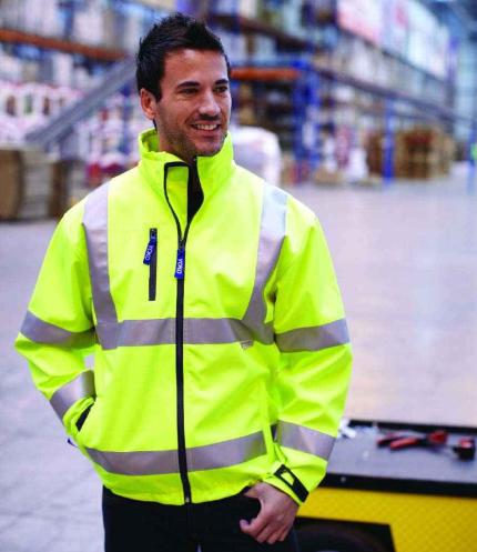 Yoko Hi-Vis Soft Shell Jacket 1