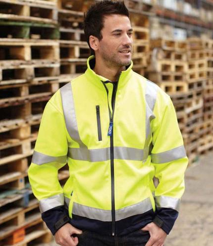 Yoko Hi-Vis Soft Shell Jacket 1