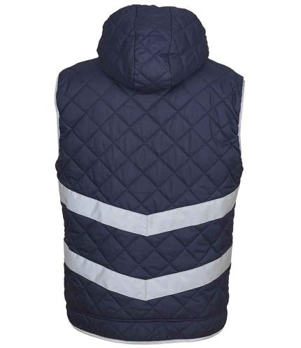 Yoko Hi-Vis Kensington Hooded Gilet 1
