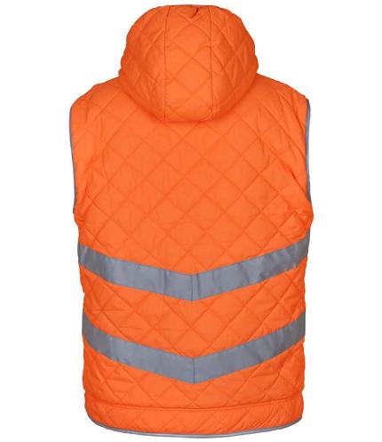 Yoko Hi-Vis Kensington Hooded Gilet 1
