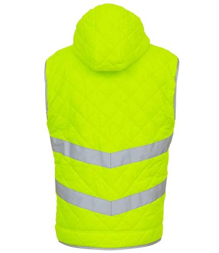 Yoko Hi-Vis Kensington Hooded Gilet 1