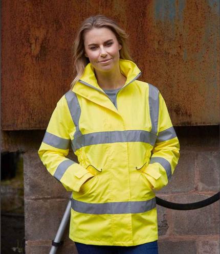 Yoko Ladies Hi-Vis Executive Jacket 1