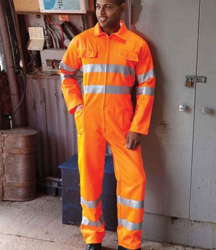 Yoko Hi-Vis Poly/Cotton Coverall 1