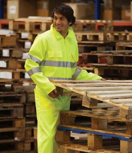 Yoko Hi-Vis Poly/Cotton Coverall 1