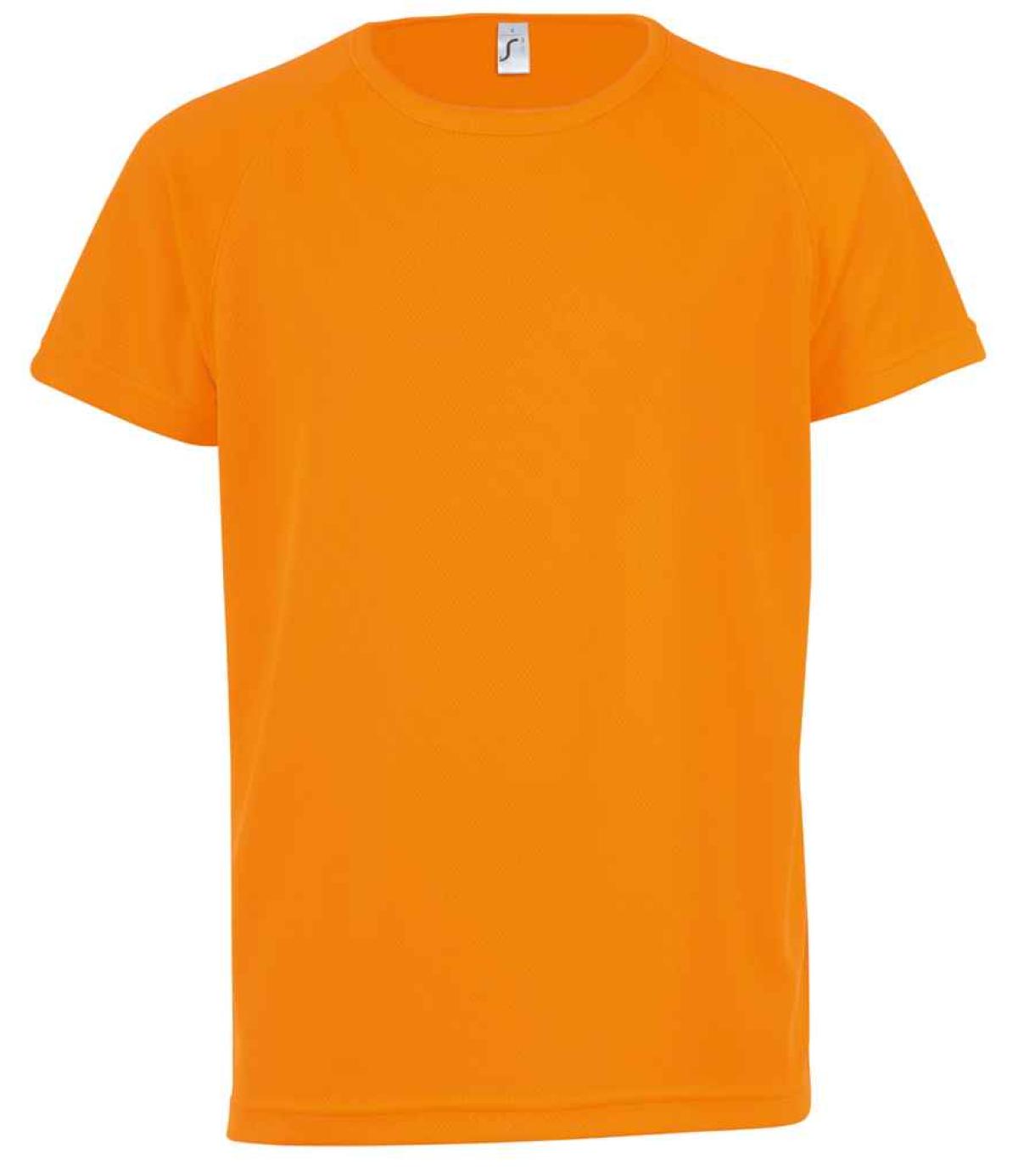 t shirt neon orange