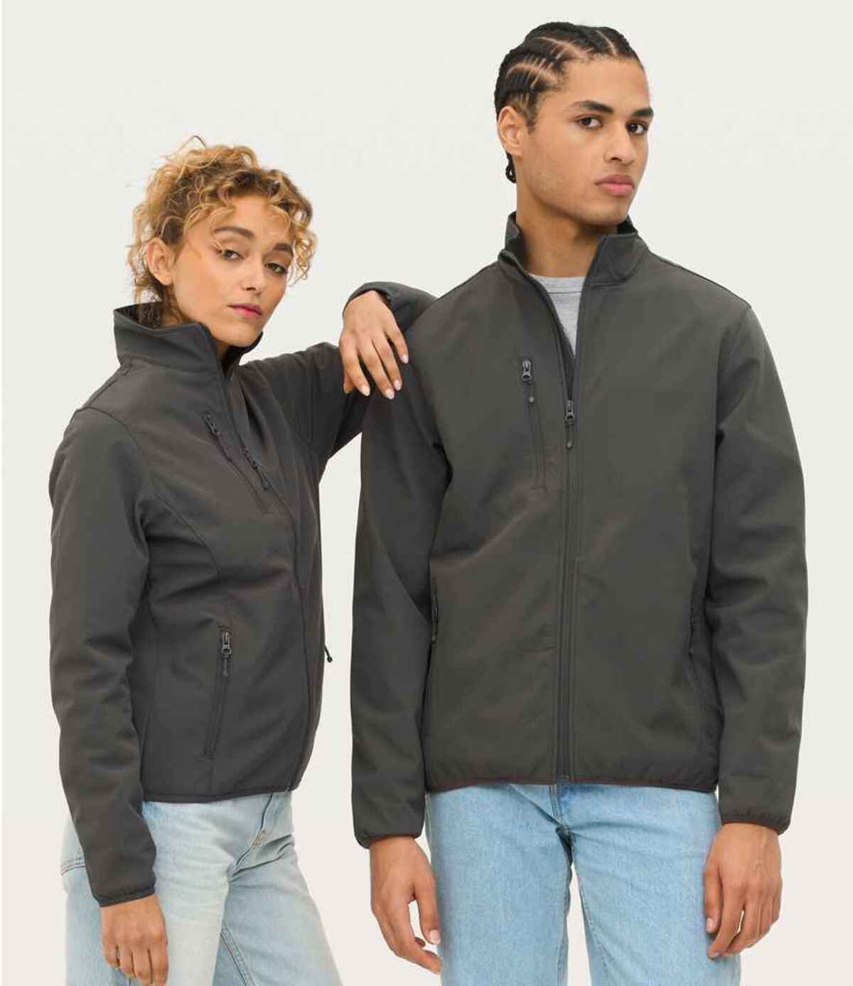 Sol Soft Shell SOL'S Radian Soft Shell Jacket - Charcoal
