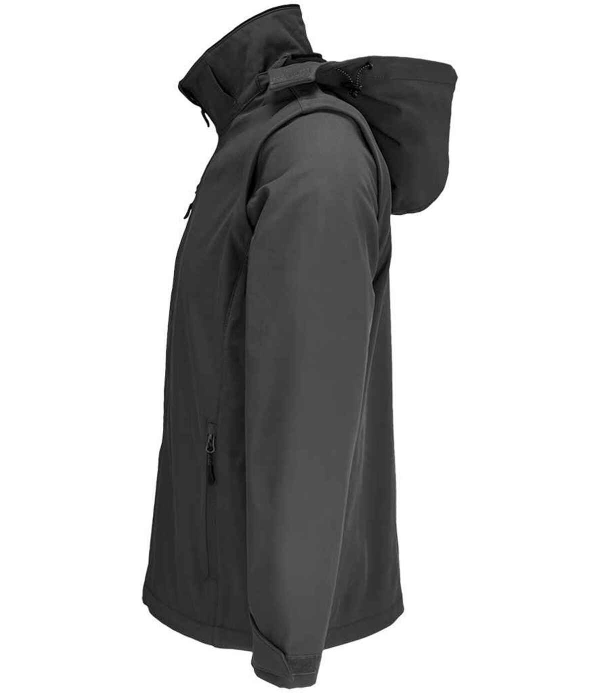 Sol Soft Shell SOL'S Unisex Falcon 3-in-1 Soft Shell Jacket - Charcoal
