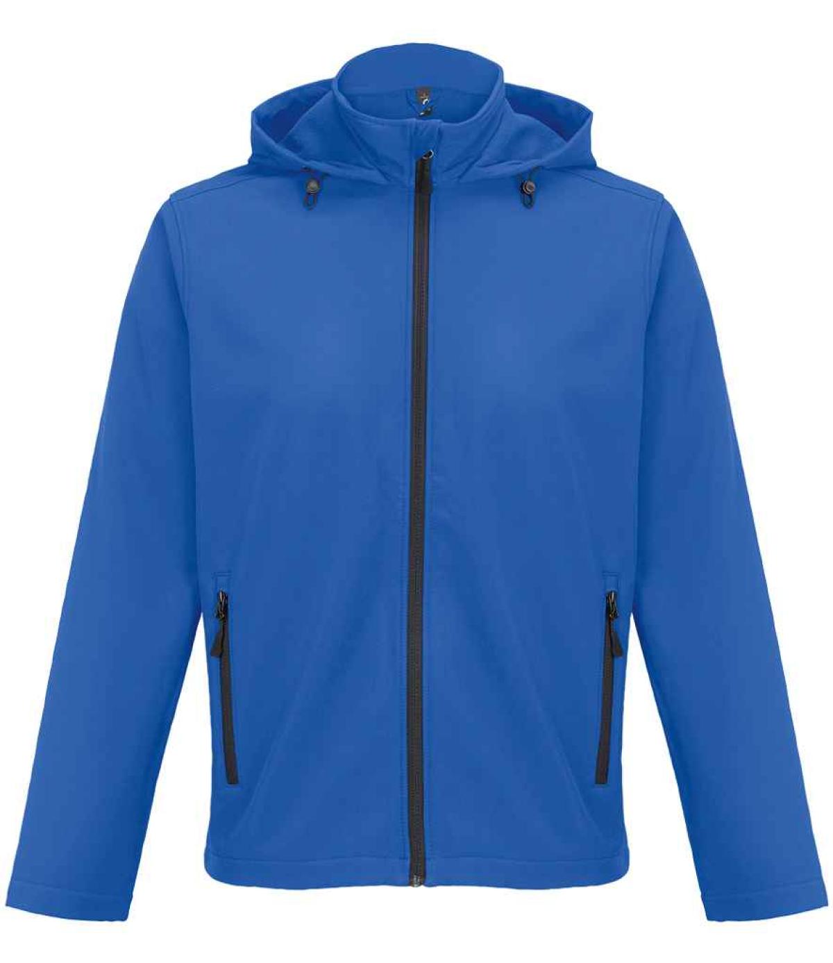 Solbridge Jacket SOL'S Race Hooded Soft Shell Jacket - Royal Blue