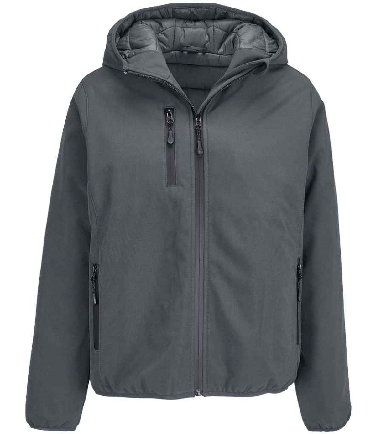 Sol Soft Shell SOL'S Ladies Falcon Padded Soft Shell Jacket - Charcoal