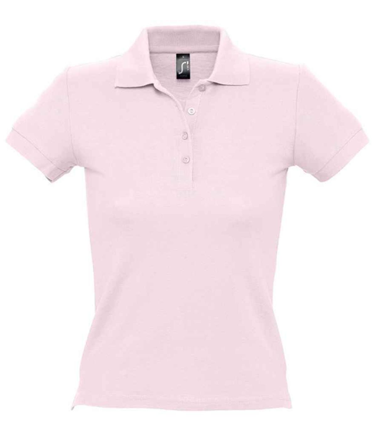 Pink polo uniform shirts best sale