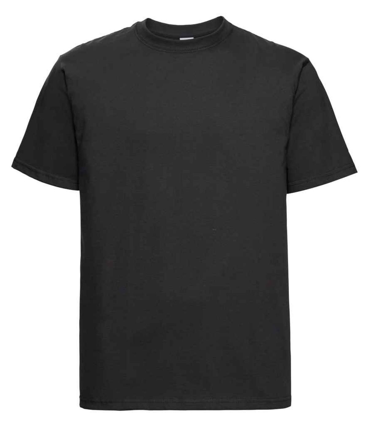 Russell Classic Heavyweight Combed Cotton T-Shirt - Black | Order ...