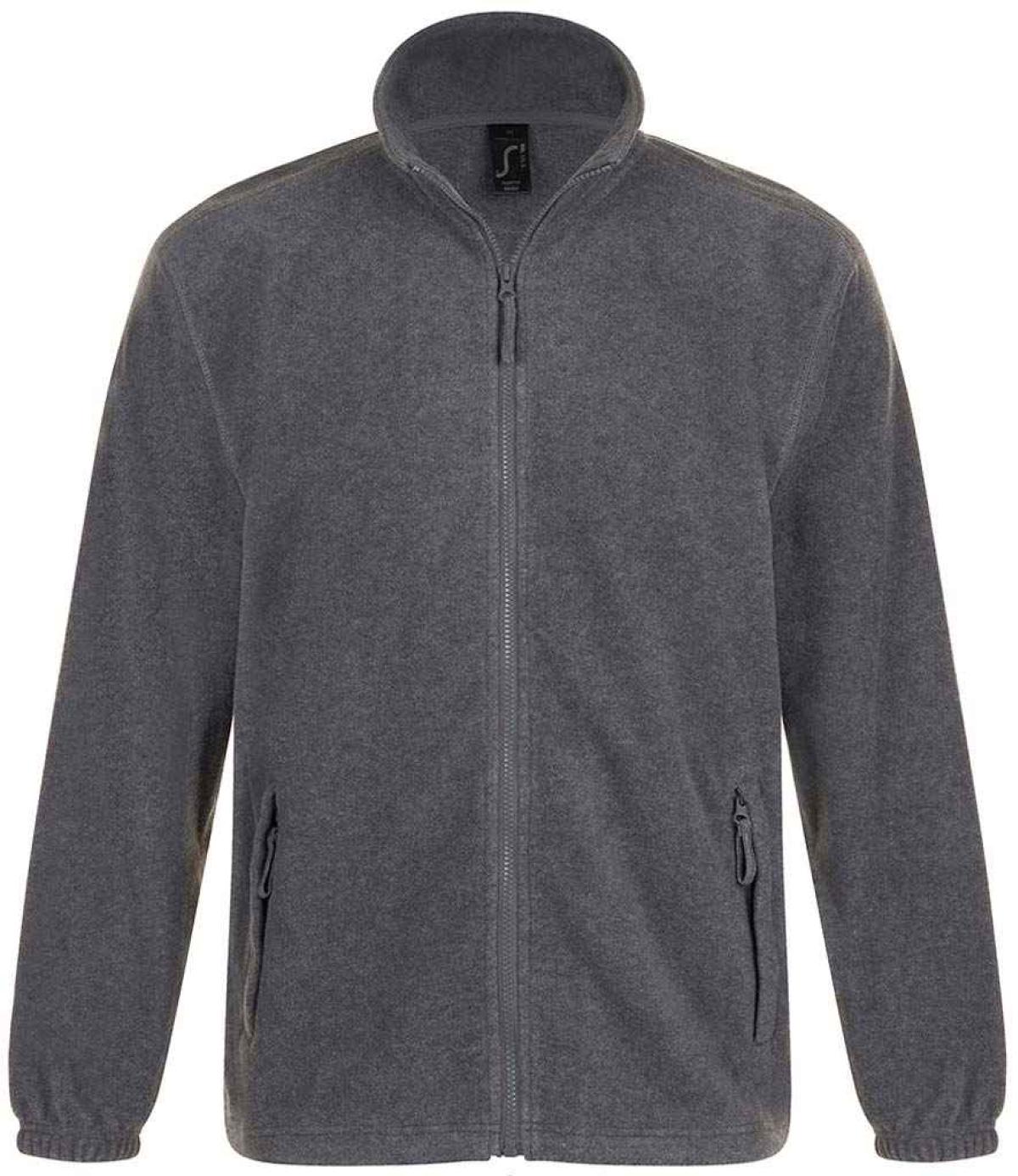 SOL'S North Fleece Jacket - Grey Marl | Order Uniform UK Ltd