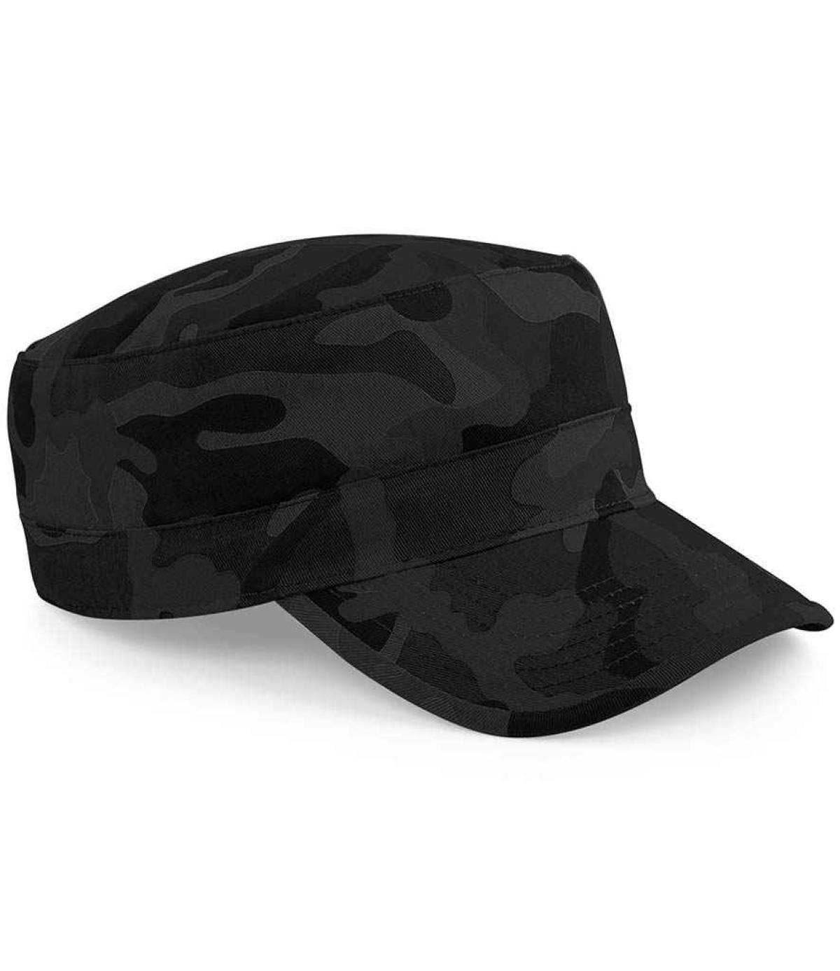 Beechfield Cappellino Unisex Camo Army - Berretto Mimetica Multicolore Con Visiera Precurvata, Chiusura Regolabile Rip-Strip
