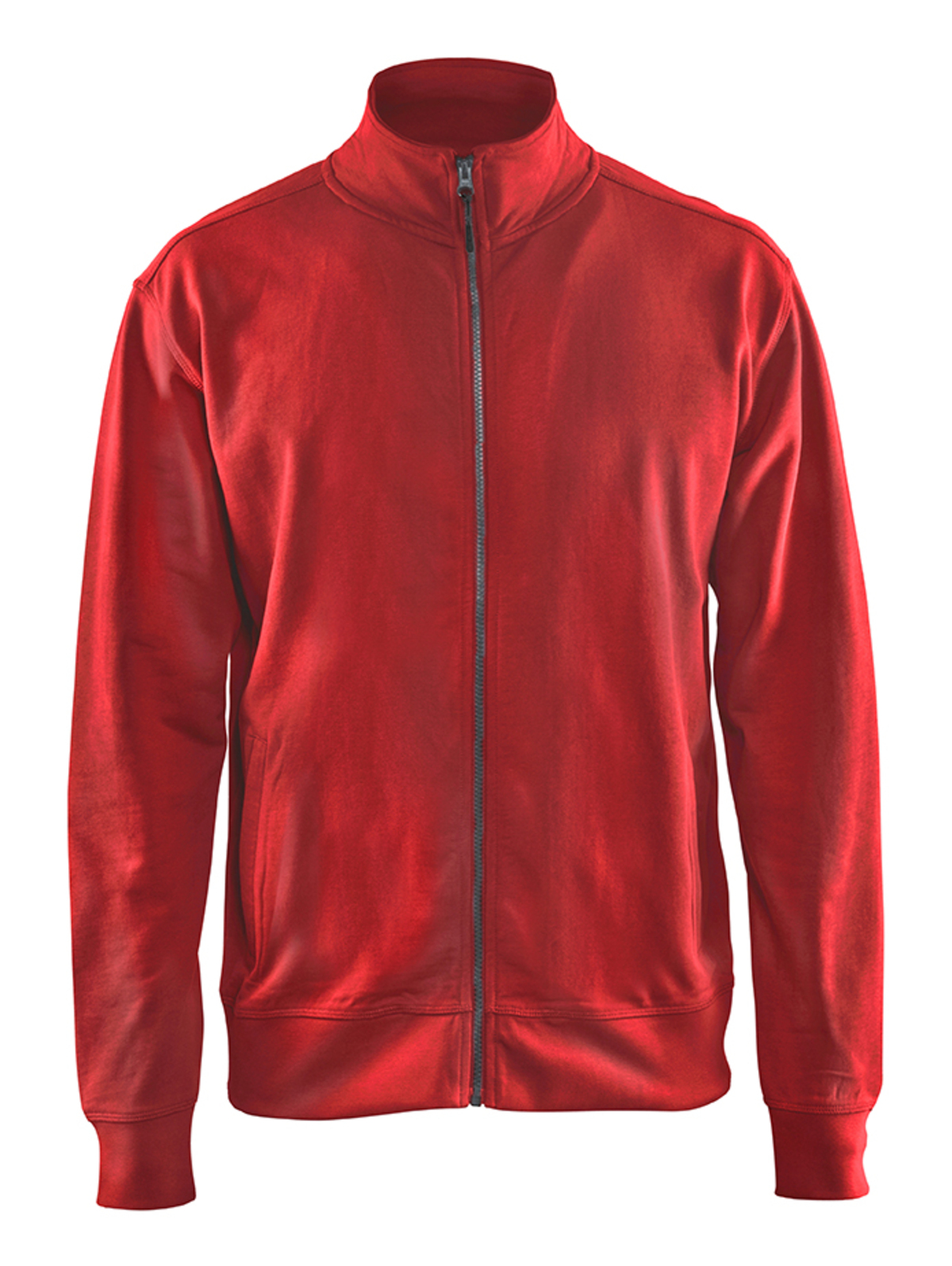 Blaklader 3371 Sweatshirt With Full Zip Red