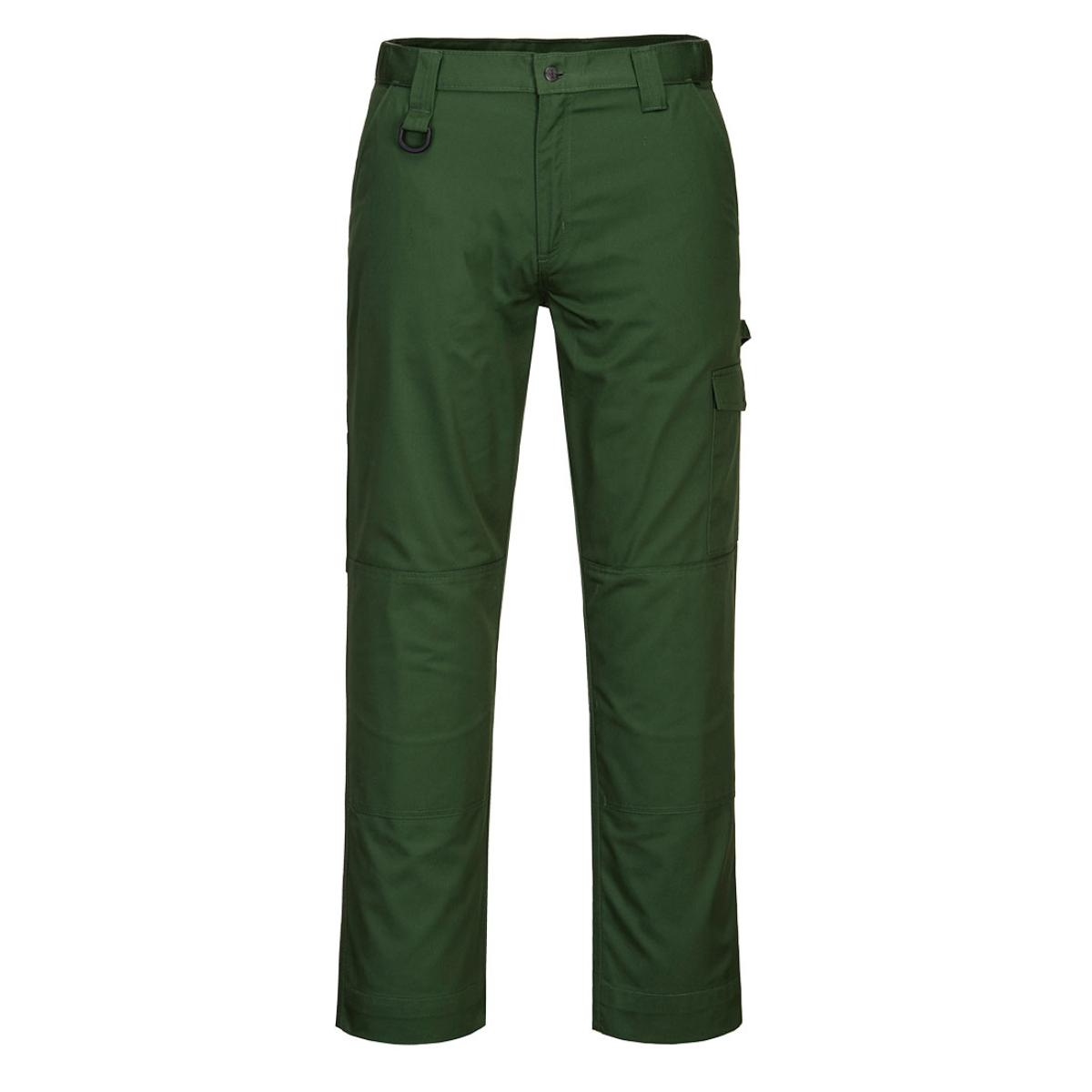 Smarty Pants women's cotton lycra bell bottom bottle green formal trouser
