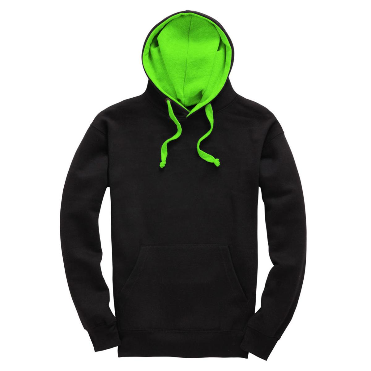 Black neon green hoodie hotsell