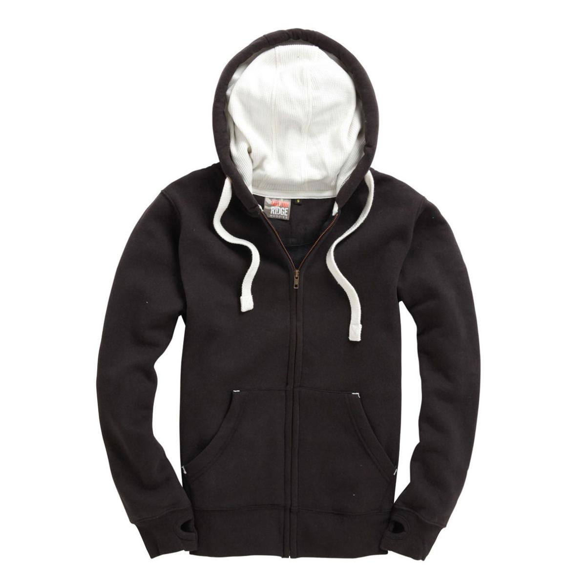 Cotton Ridge Ultra Premium Zip Hoodie (W81PF) - Dusty Black