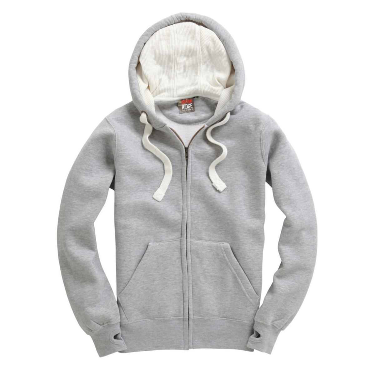 Cotton Ridge Ultra Premium Zip Hoodie (W81PF) - Dusty Grey