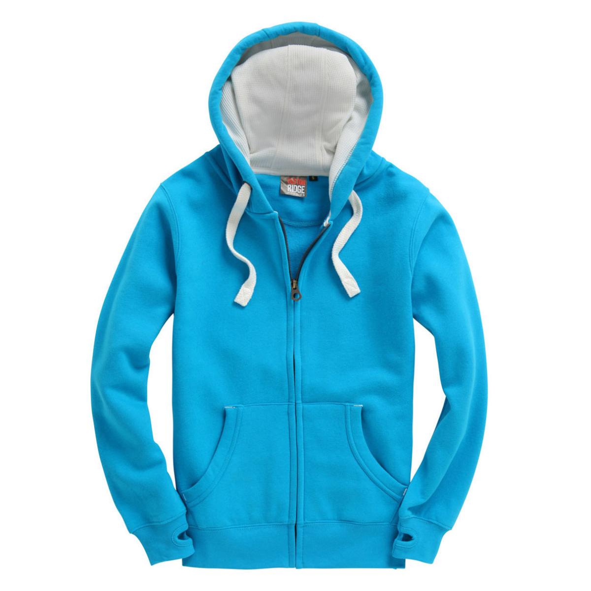 Cotton Ridge Ultra Premium Zip Hoodie (W81PF) - Malibu