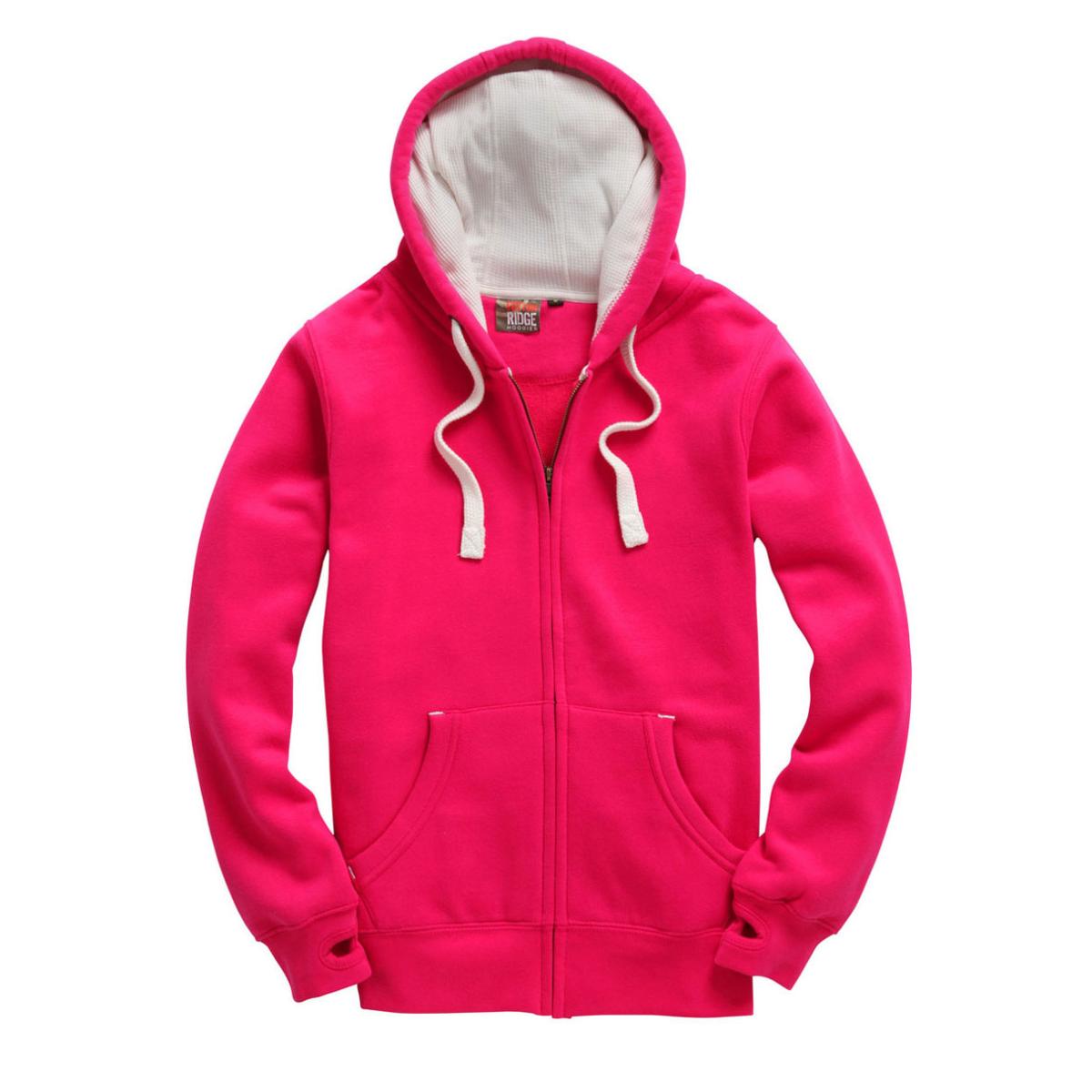 Cotton Ridge Ultra Premium Zip Hoodie (W81PF) - Honeysuckle