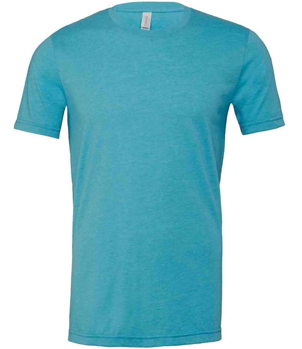 Canvas Unisex Heather CVC T-Shirt - Heather Aqua