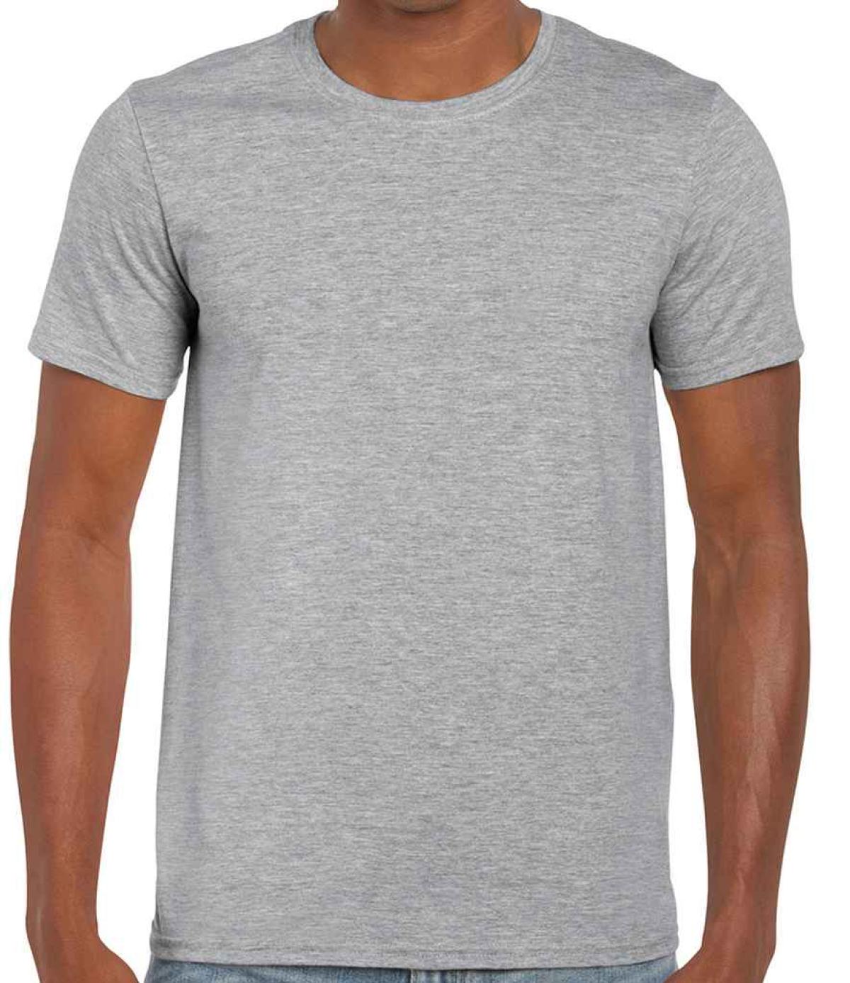 Gildan G500 - Confezione Da 2 Maglie Classiche Uomo - 100% Cotone, 150 G, Colori Safety Green E Sport Grey, 2XL
