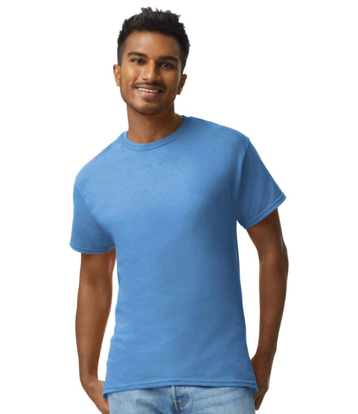 Gildan Ultra Cotton T-Shirt - Heavyweight 6oz 100% Cotton Tee In Stone Blue 2XL