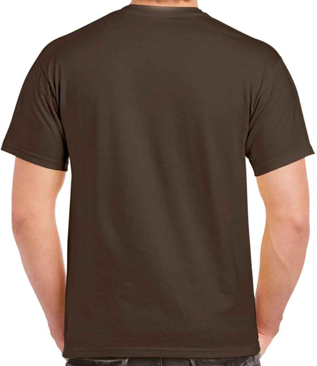 Gildan Men's Classic Heavy Cotton T-Shirt, Brown Savana, 3XL (Pack
