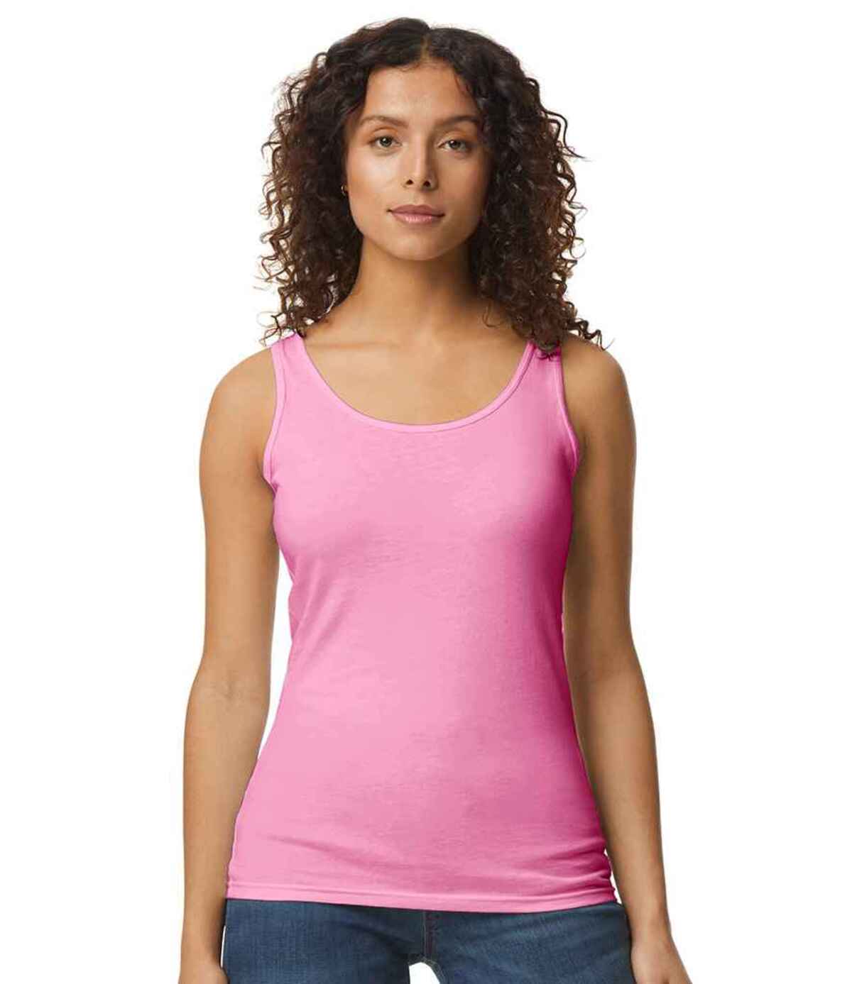 Gildan Ladies SoftStyle® Tank Top - Azalea | Order Uniform UK Ltd