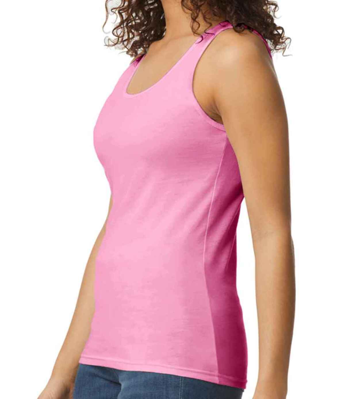 Gildan Ladies SoftStyle® Tank Top - Azalea | Order Uniform UK Ltd