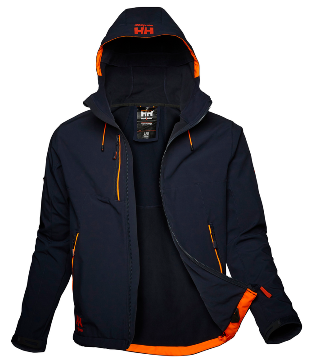 Helly Hansen Chelsea Evolution Hooded Soft Jacket - Navy | Order Uniform UK