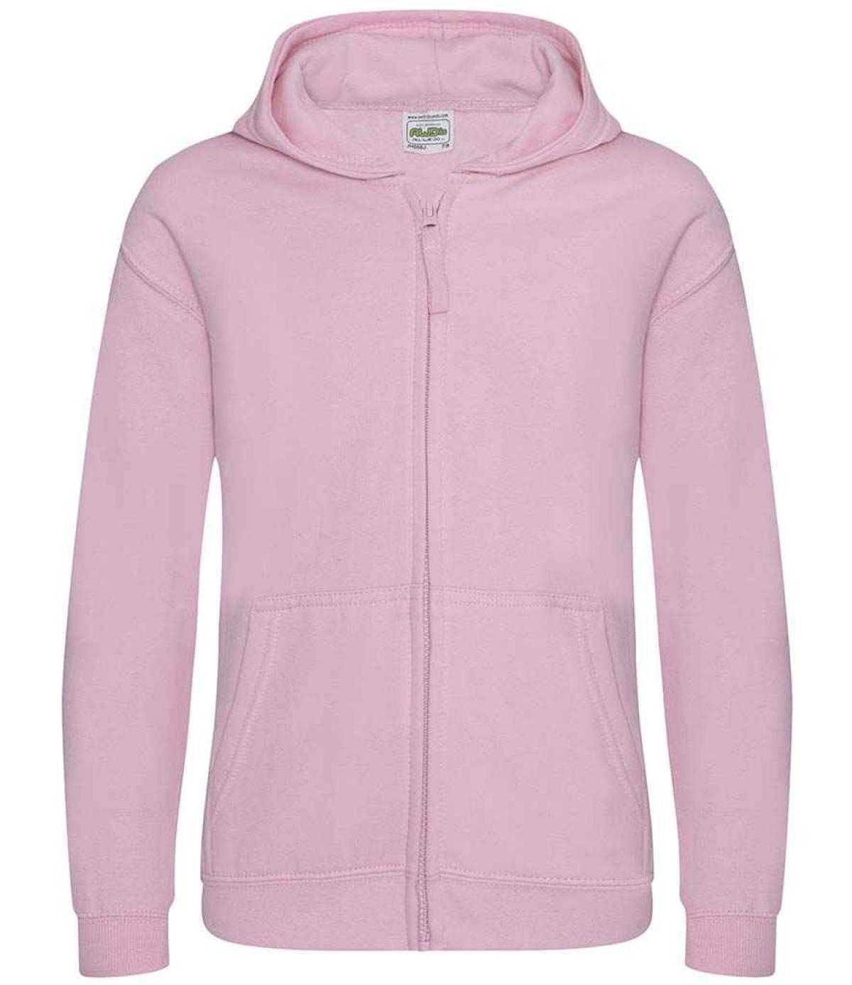 Felpa bambino personalizzata Just Hoods AWDis Kids Zoodie
