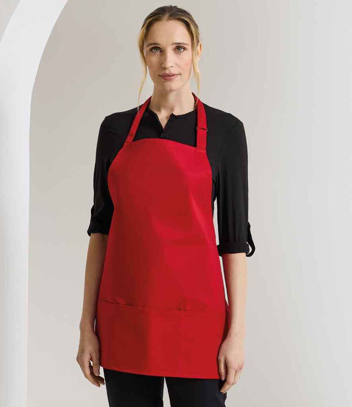 Premier 'Colours' 2-in-1 Apron - Red | Order Uniform UK Ltd
