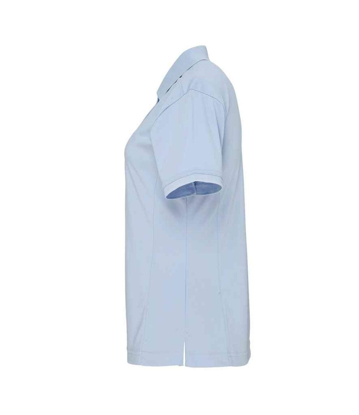 Premier Ladies Coolchecker® Piqué Polo Shirt - Light Blue | Order ...