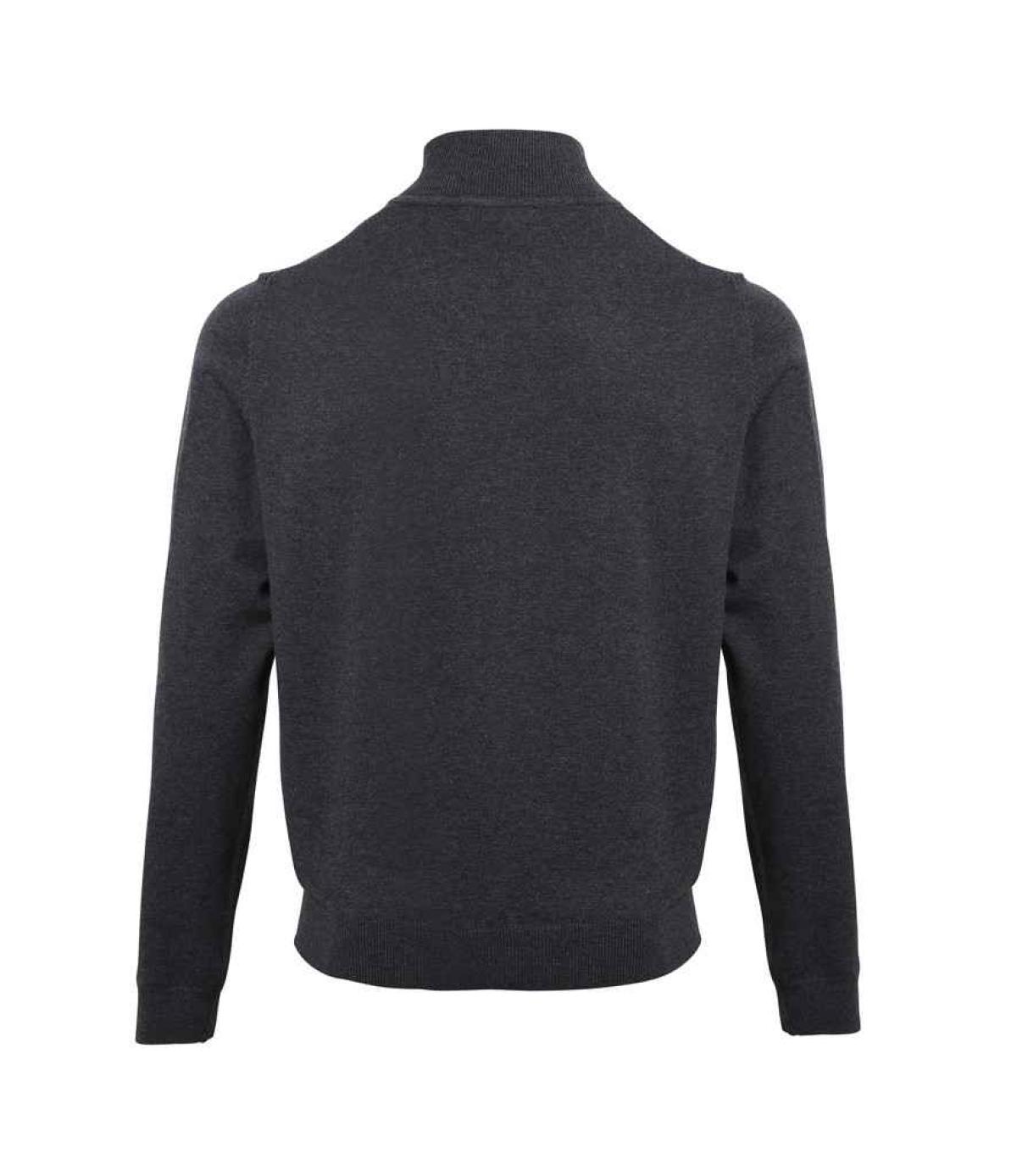 Premier Zip Neck Sweater - Charcoal | Order Uniform UK Ltd