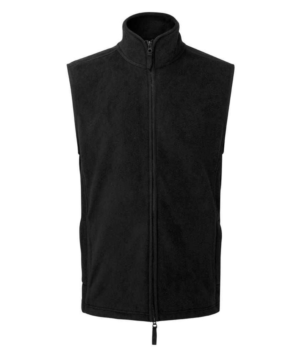 Premier Artisan Fleece Gilet - Black/Black | Order Uniform UK Ltd