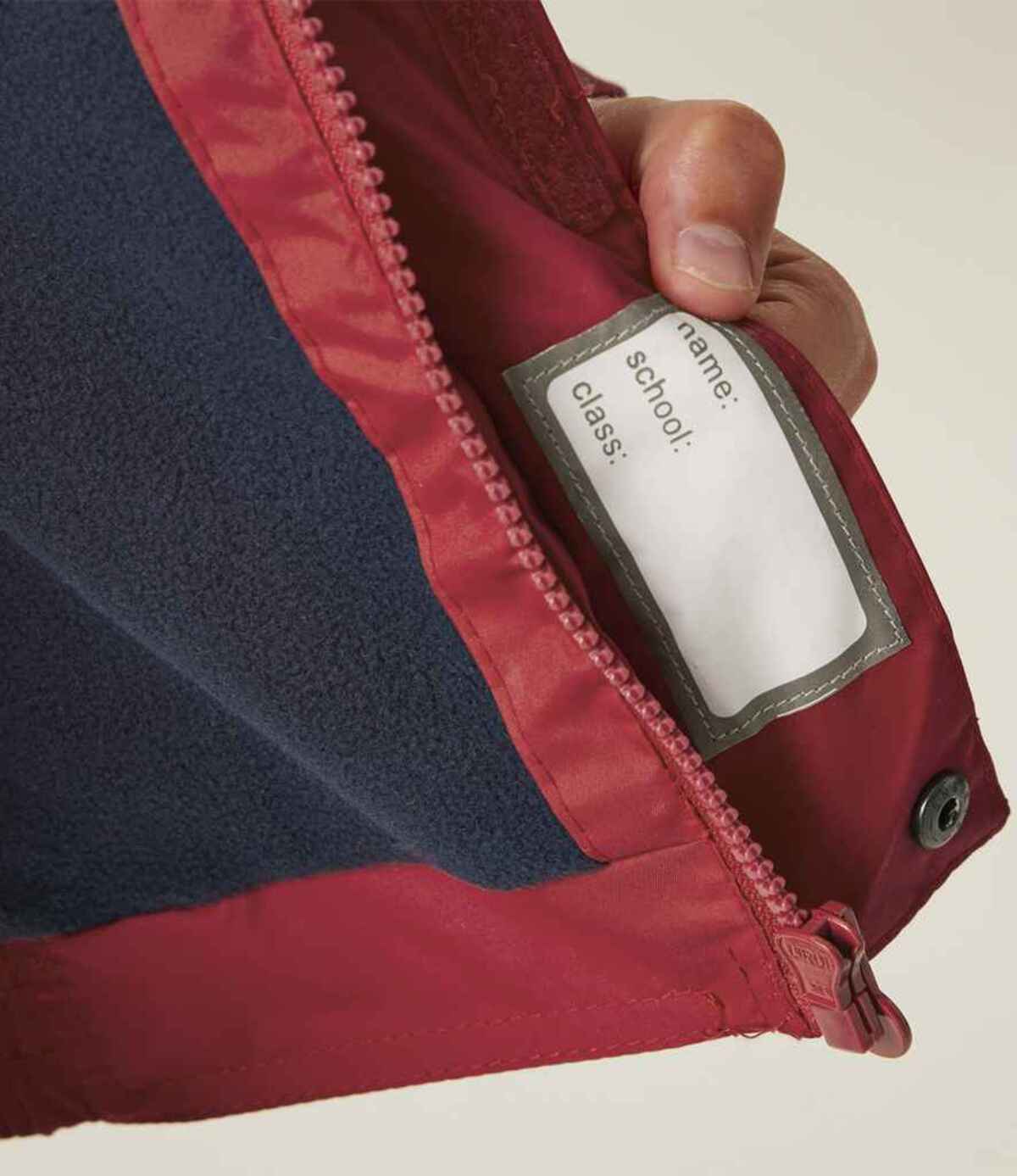 Regatta Kids Dover Waterproof Insulated Jacket - Classic Red/Navy
