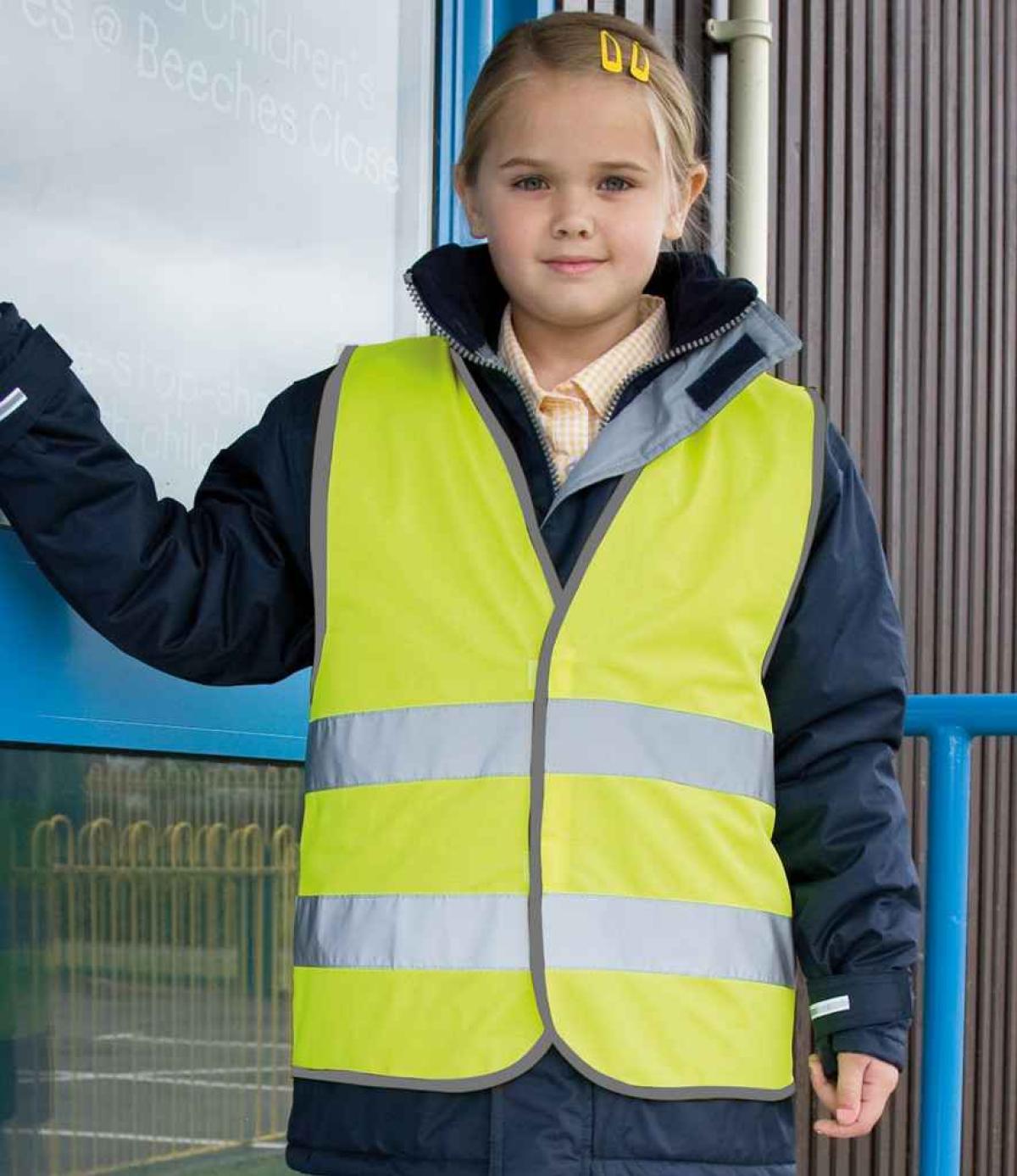 Result Core Kids HiVis Safety Vest Fluorescent Yellow Order