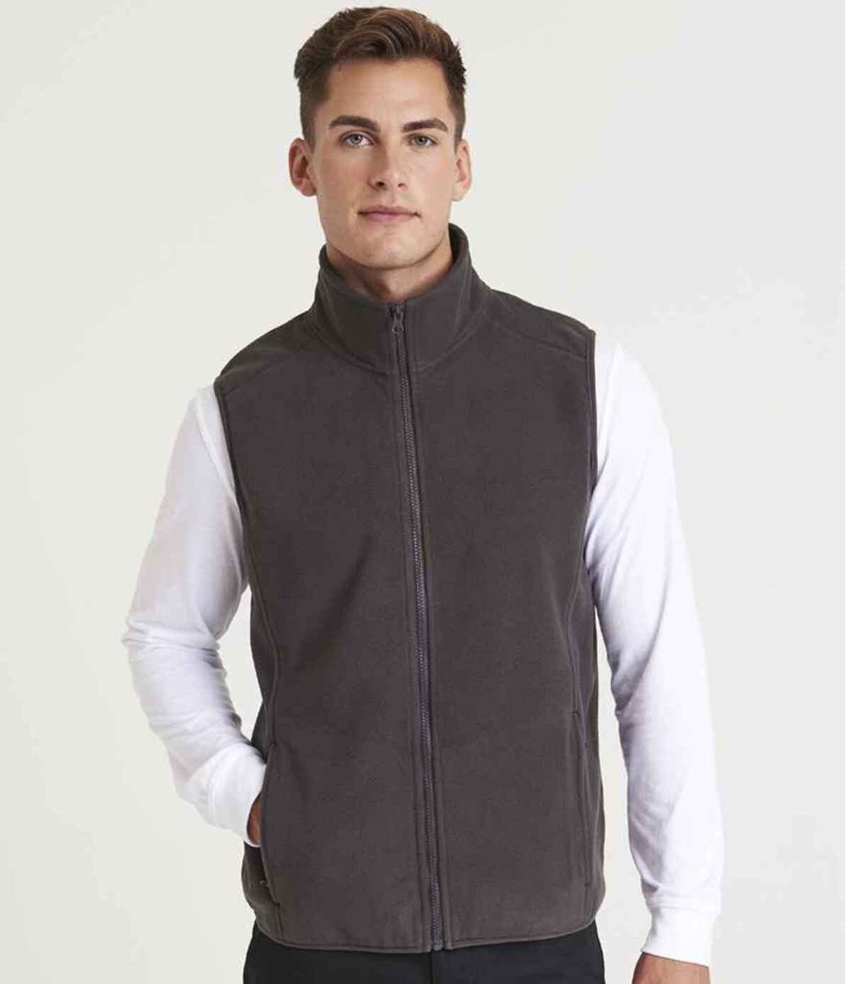 Pro RTX Pro Fleece Gilet - Charcoal | Order Uniform UK Ltd