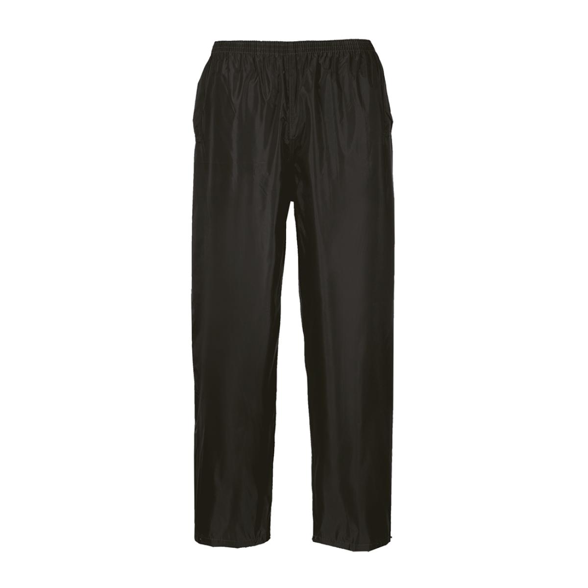 Portwest Classic Rain Trousers - Black | Order Uniform UK Ltd