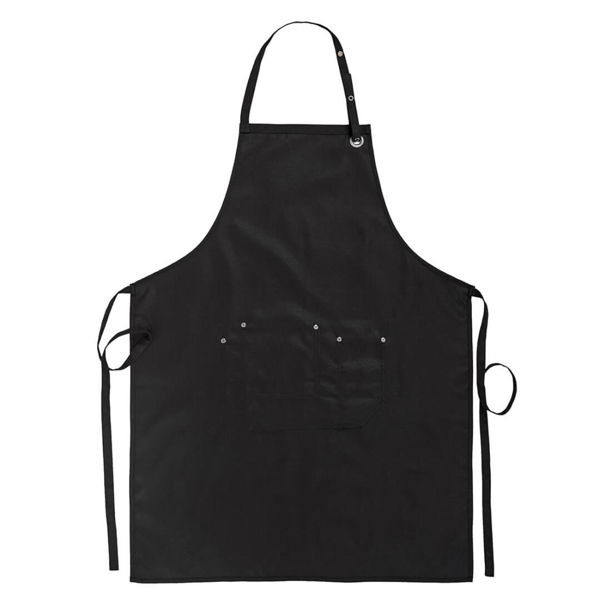 Canvas Bib Apron - Black | Order Uniform UK Ltd