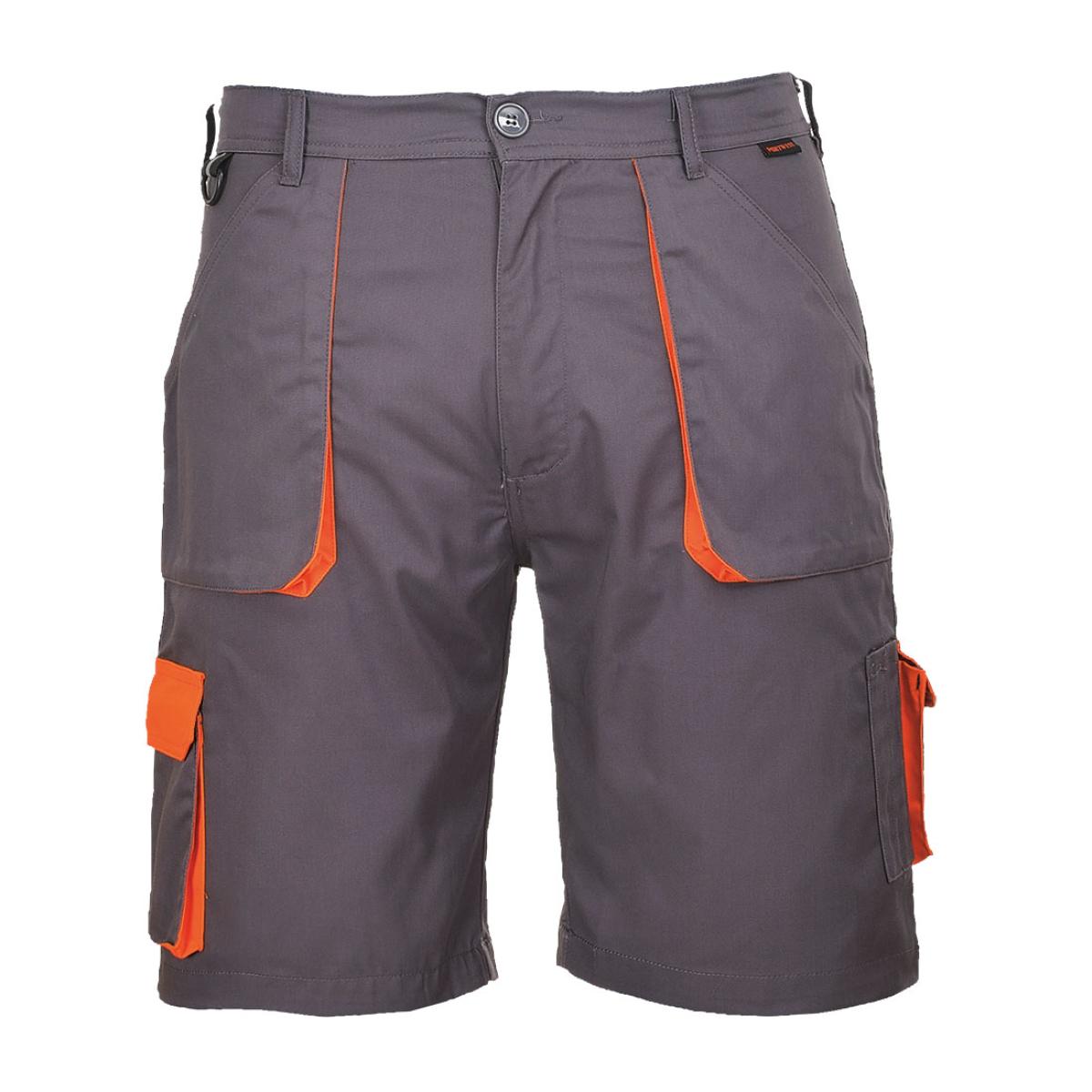 Pantalon De Travail Multipoches Matelassé Portwest TEXO CONTRAST Gris Poches Oranges Xl 88282586