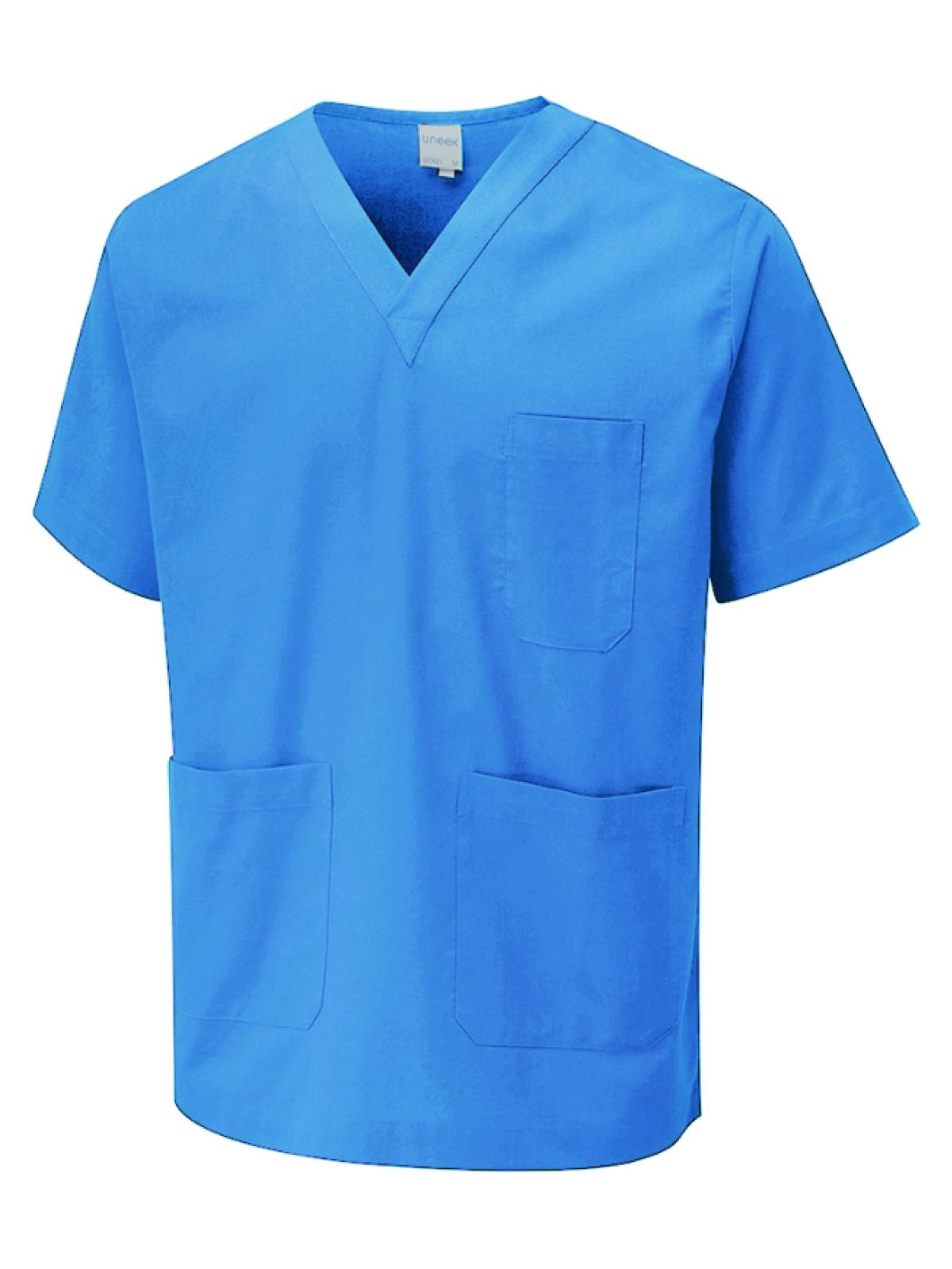 Uneek Scrubs Tunic - Hospital Blue | Order Uniform UK Ltd